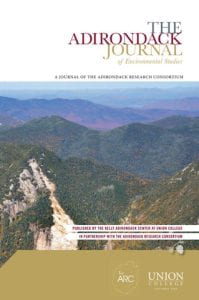 image of the cover of Adirondack Journal of Environmental Studies Volume 21