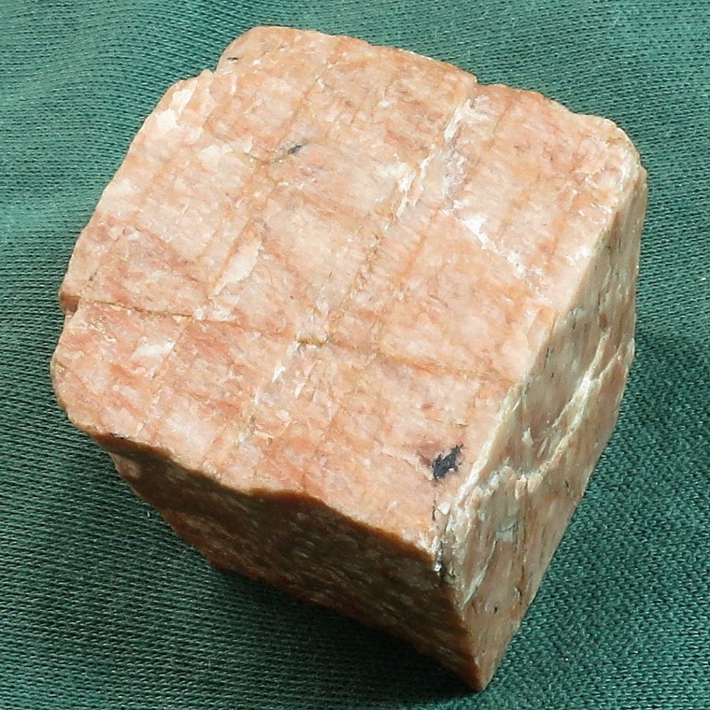 Two cleavages in orthoclase
