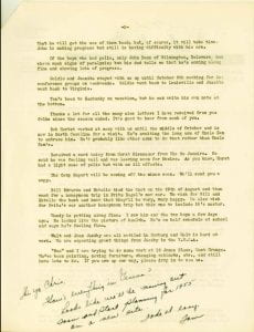 Image: Wawayanda letter to staff 1954 pg 2